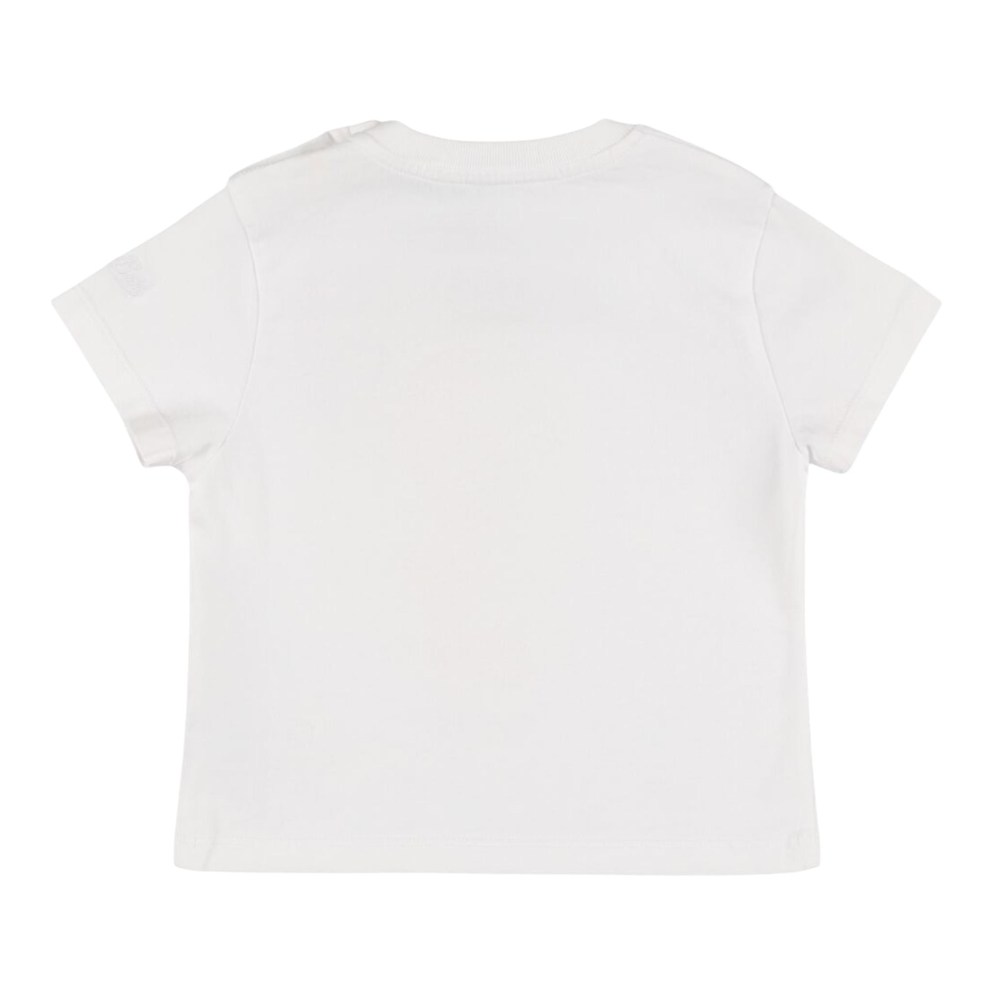 Saint Barth T-Shirt Girocollo Tinta Unita con Stampa per Bambina ELLY0010349 BIANCO SAINT BARTH 