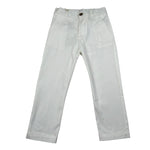 Manuel Ritz Pantalone Tinta Unita con Tasche America per Bambino MR2910X BIANCO MANUEL RITZ 