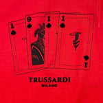 TRUSSARDI shirt tinta unita con stampa Rosso per Bambino TGA25069TS ROSSO TRUSSARDI 