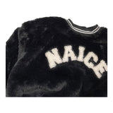 NAICE felpa chiusa girocollo tinta unita  Nero per Bambina 23996 NERO NAICE 