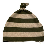 TEDDY E MINOU cappello fantasia a righe Verde/beige per Neonato I23AC020M1087 VERDE/BEIGE TEDDY E MINOU 