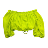 Kocca Top Tinta Unita con Scollo A Barca per Bambina P23JBL9481 VERDE Kocca 
