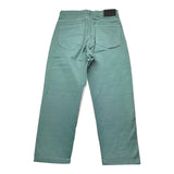 Never Too Jeans Solid Color With Adjustable Waist Green For Boys