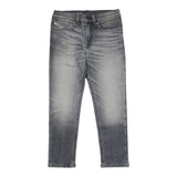 Diesel Jeans Solid Color With 5 Pockets Black For Boys
