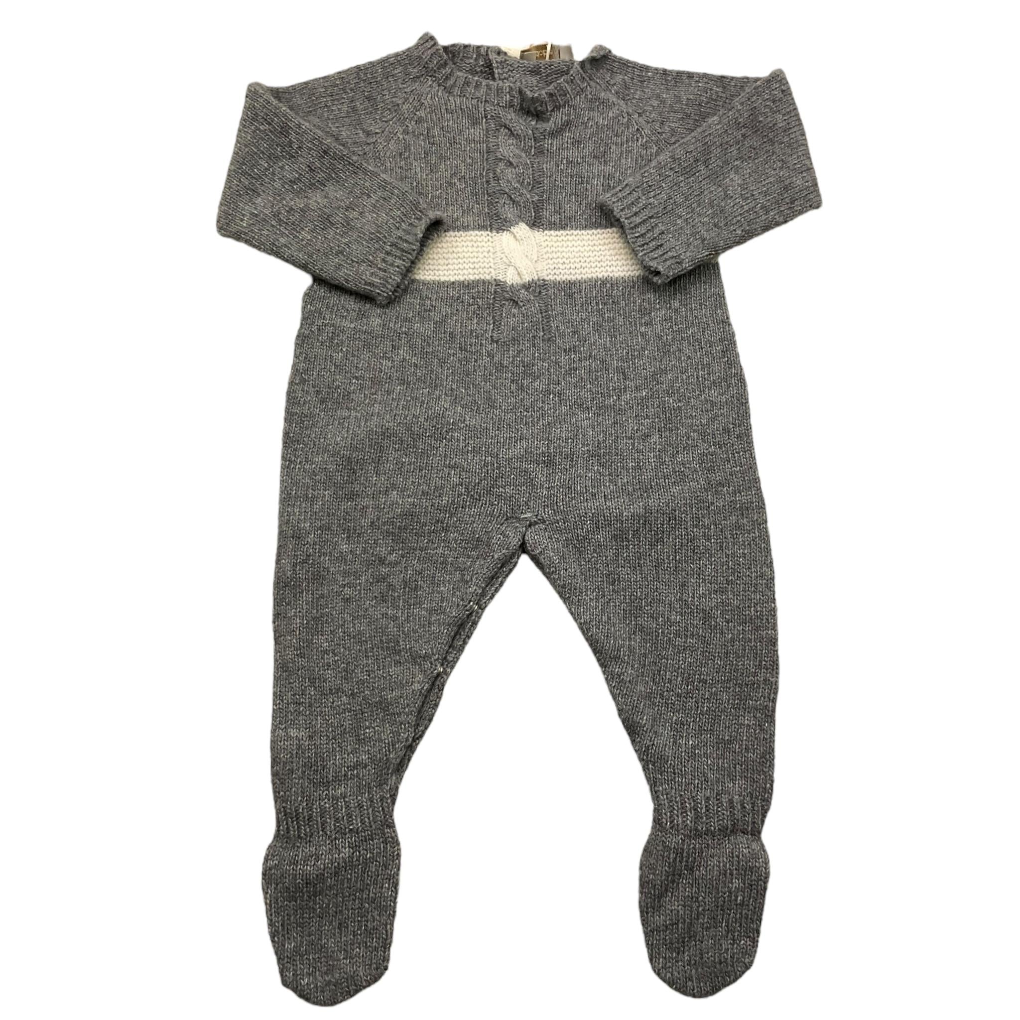 WEDOBLE tutina manica lunga tinta unita Grigio per Neonato I2404346 GRIGIO WEDOBLE 