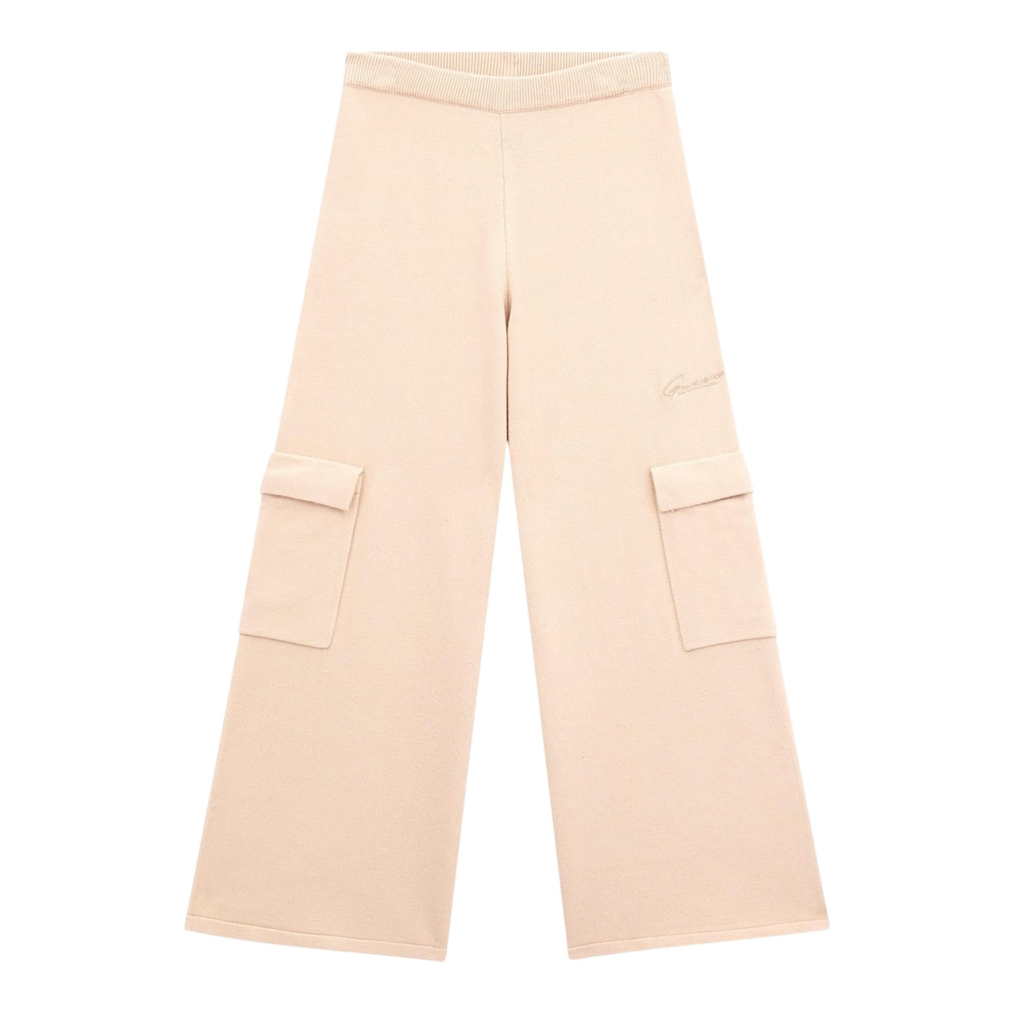 GUESS pantalone tinta unita modello palazzo Beige per Bambina J4BB08 BEIGE GUESS 