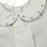 Malvi & Co Camicia Mezza Manica Tinta Unita con Colletto per Neonata S23N139CACP BIANCO MALVI & CO 