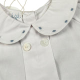 Malvi & Co Camicia Mezza Manica Tinta Unita con Colletto per Neonata S23N139CACP BIANCO MALVI & CO 