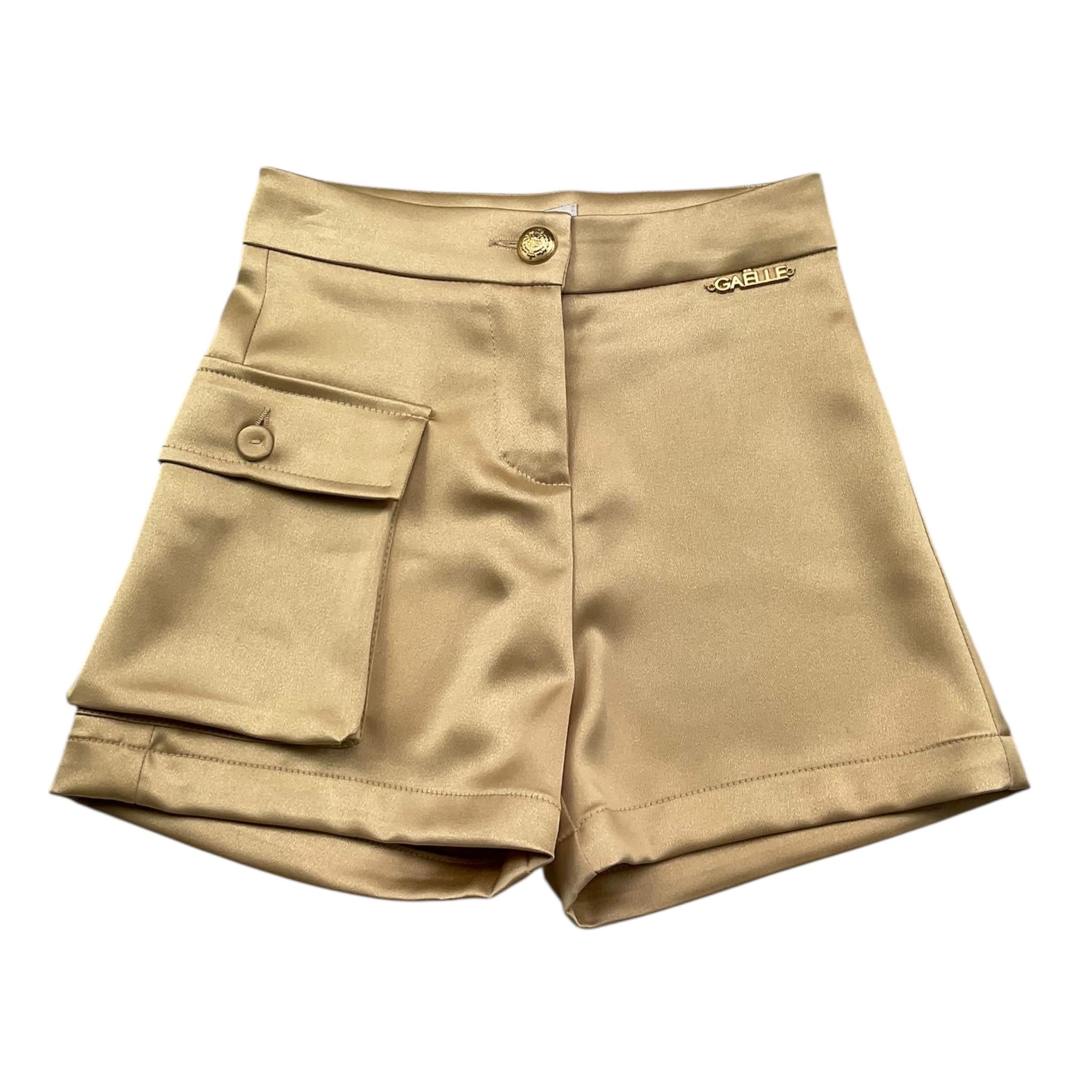 Gaelle Short Tinta Unita con Girovita Regolabile per Bambina 2746S00364 ORO GAELLE 