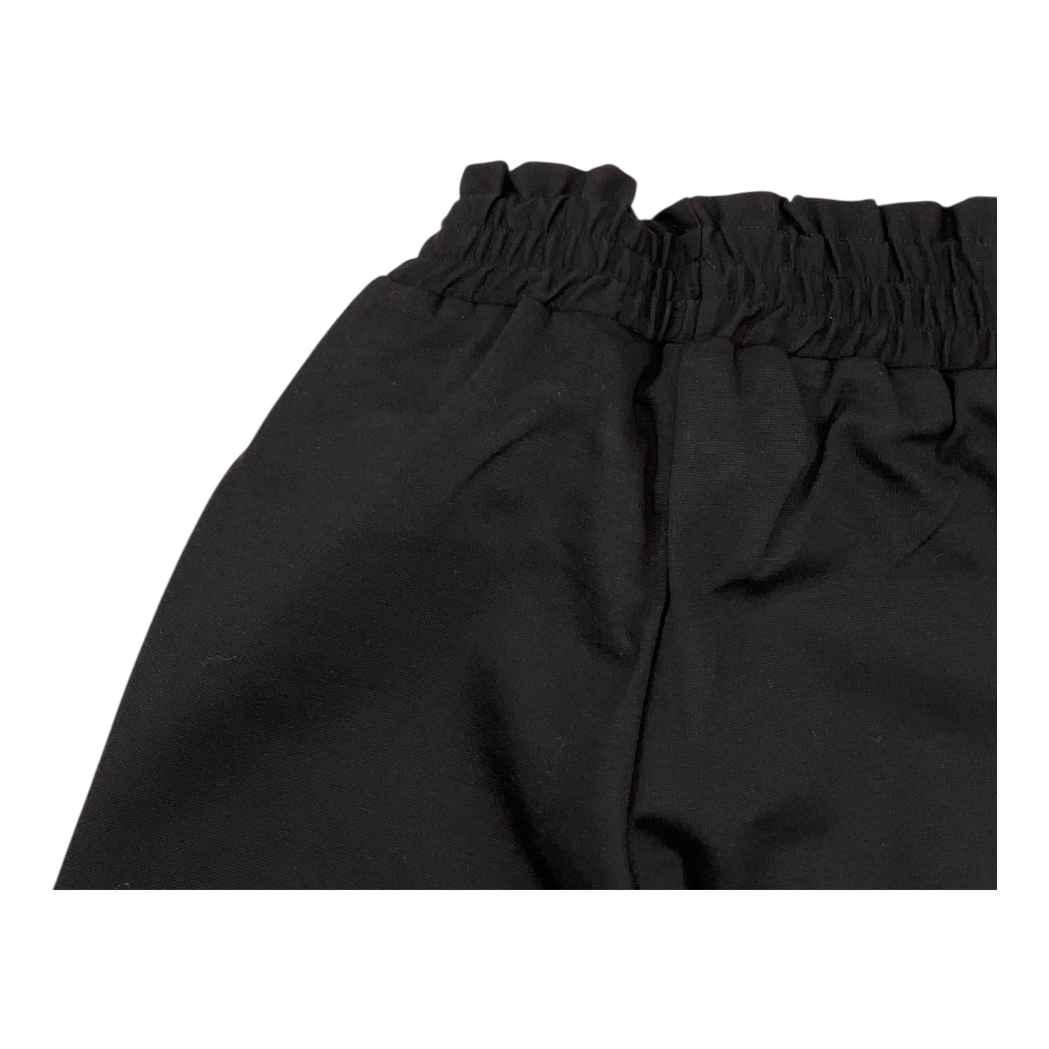 MARIUCCIA pantalone tinta unita modello palazzo Nero per Bambina MBFW23P215 NERO MARIUCCIA 