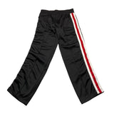 SHOPART pantalone tinta unita con profili in contrasto Nero per Bambina PAN0815 NERO SHOPART 