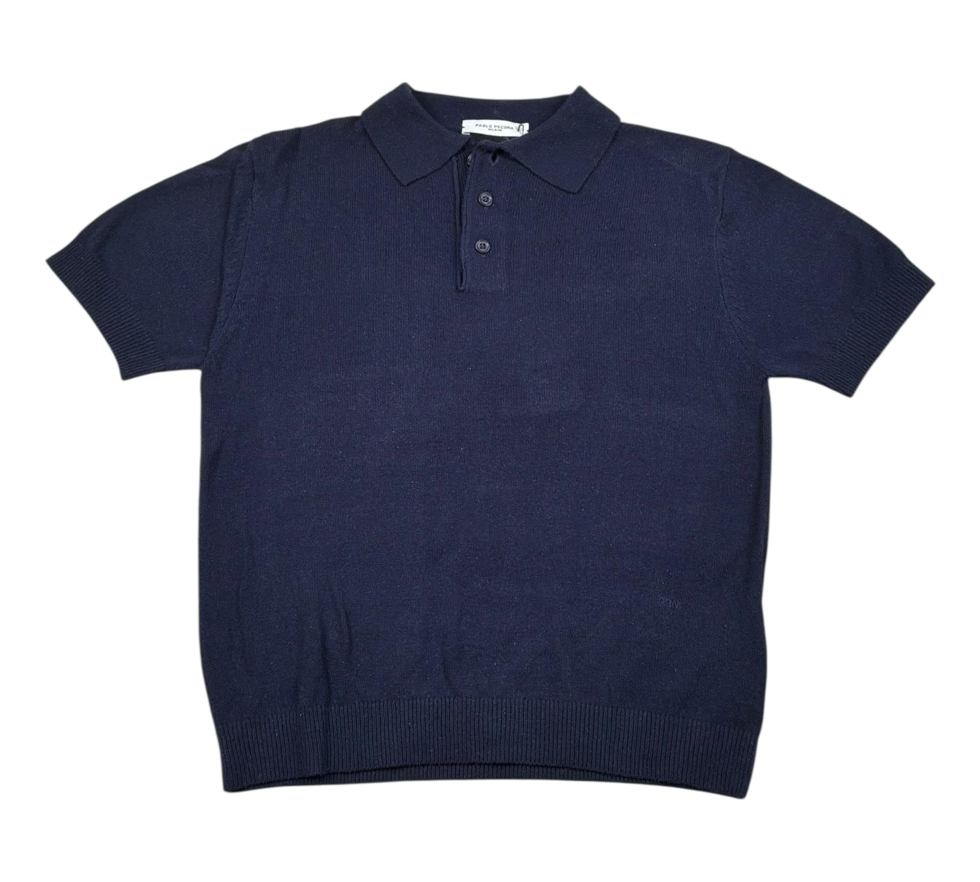 Paolo Pecora Polo Mezza Manica Tinta Unita per Bambino PP4283 BLU PAOLO PECORA 