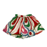 Emilio Pucci Plain Shorts With White Pattern For Girls