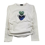 CECYLE shirt girocollo tinta unita con stampa in contrasto Bianco per Bambina BY1904 BIANCO CECYLE 