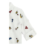 GUESS camicia manica lunga tinta unita con ricami Bianco per Bambino N4YH00WBHQ0 BIANCO GUESS 