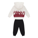 ICEBERG completo bicolore 2pz felpa-pantalone Bianco/nero per Neonato CFICE5305NBN BIANCO/NERO ICEBERG 