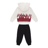 ICEBERG completo bicolore 2pz felpa-pantalone Bianco/nero per Neonato CFICE5305NBN BIANCO/NERO ICEBERG 