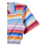 Missoni Crop Shirt Model Half Sleeve Multicolor Multicolor For Girls