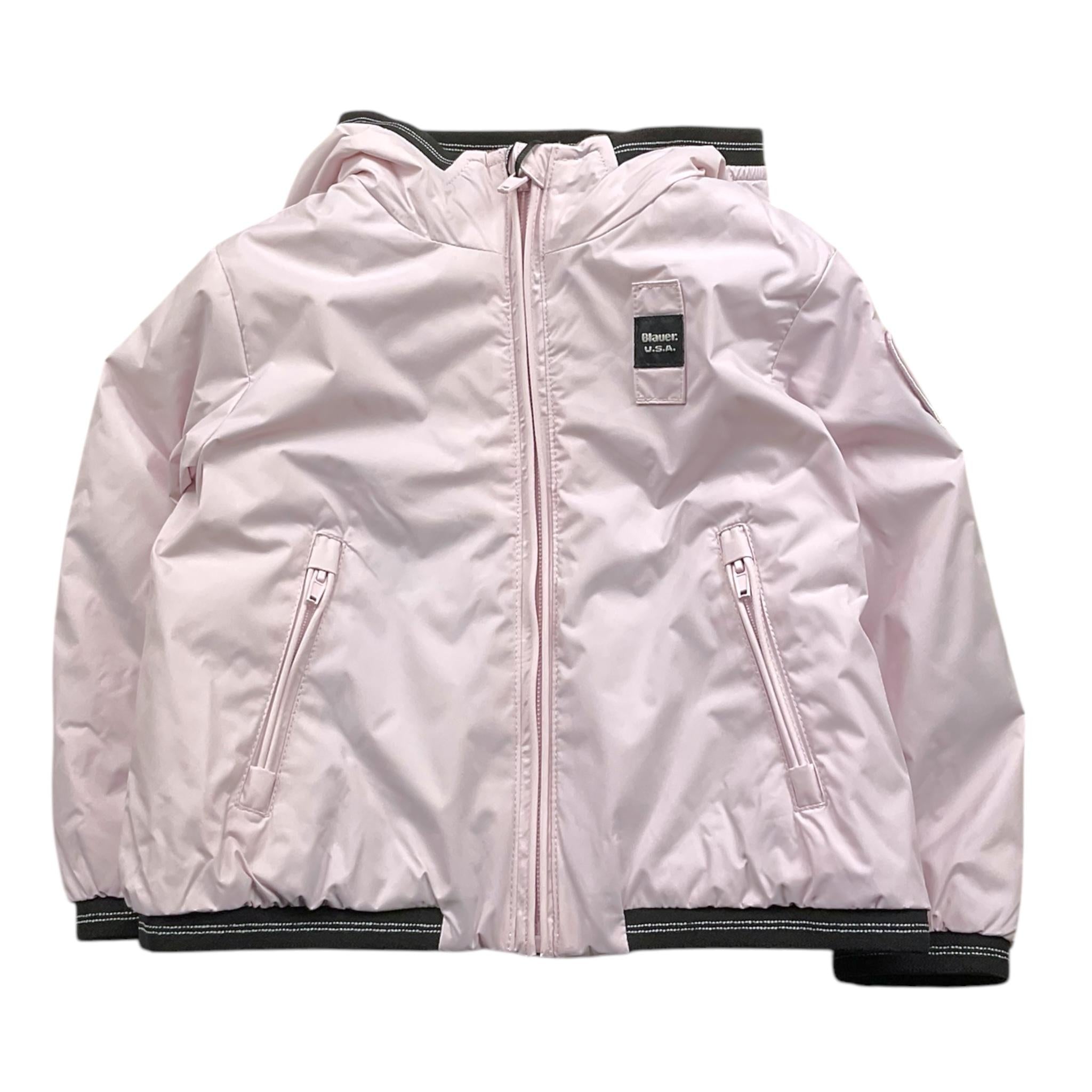 BLAUER giubbino tinta unita con zip e cappuccio Rosa per Neonata BR217958F ROSA BLAUER 
