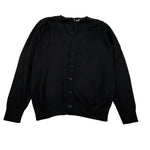 Never Too Cardigan tinta unita con Bottoni Nero per Bambino GIACCHINI NERO NEVER TOO 