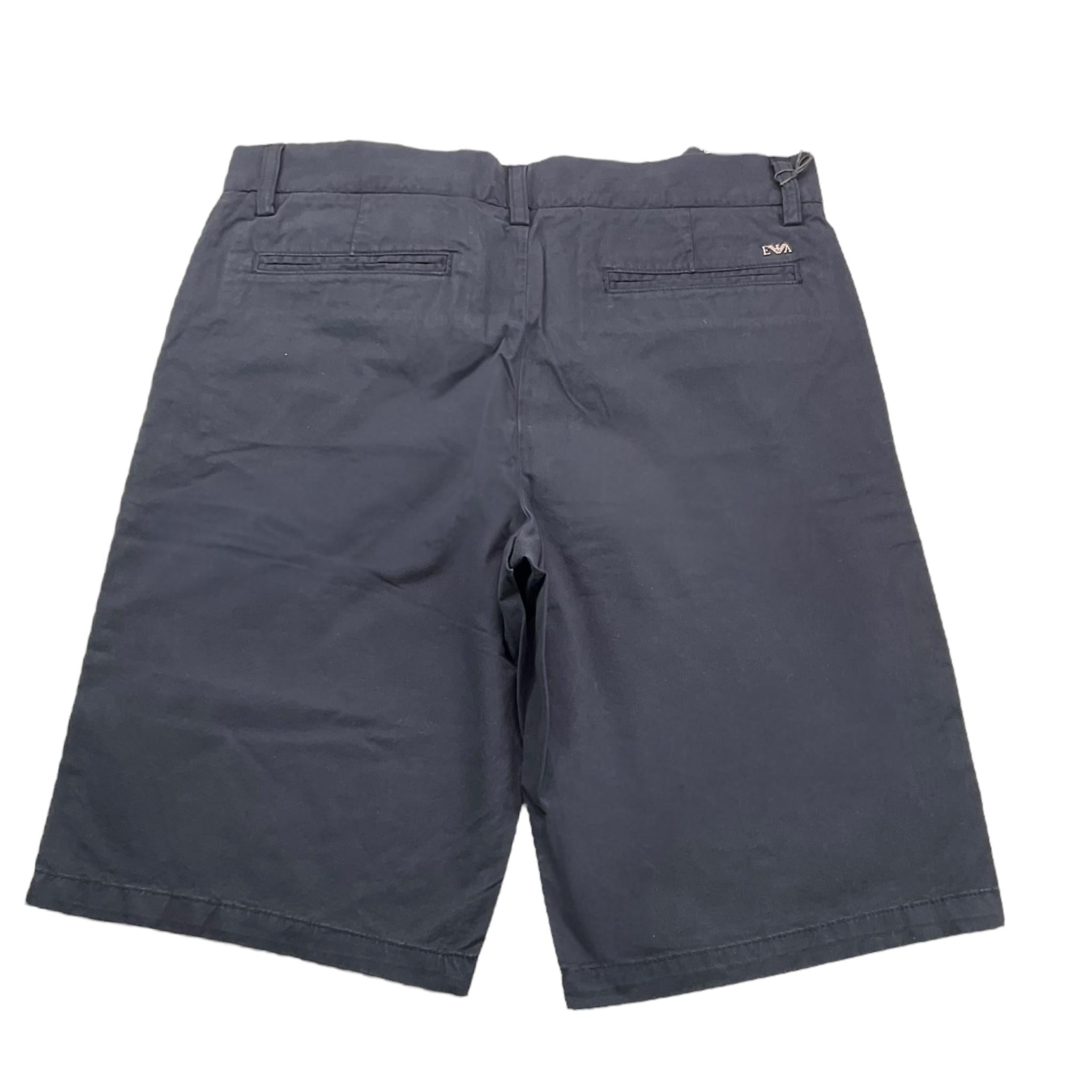 Emporio Armani Bermuda Tinta Unita con Girovita Regolabile per Bambino 8N4S60 BLU EMPORIO ARMANI 
