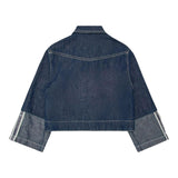 Emporio Armani Camicia Manica Lunga In Denim Tinta Unita per Bambino 3D3B08 BLU EMPORIO ARMANI 