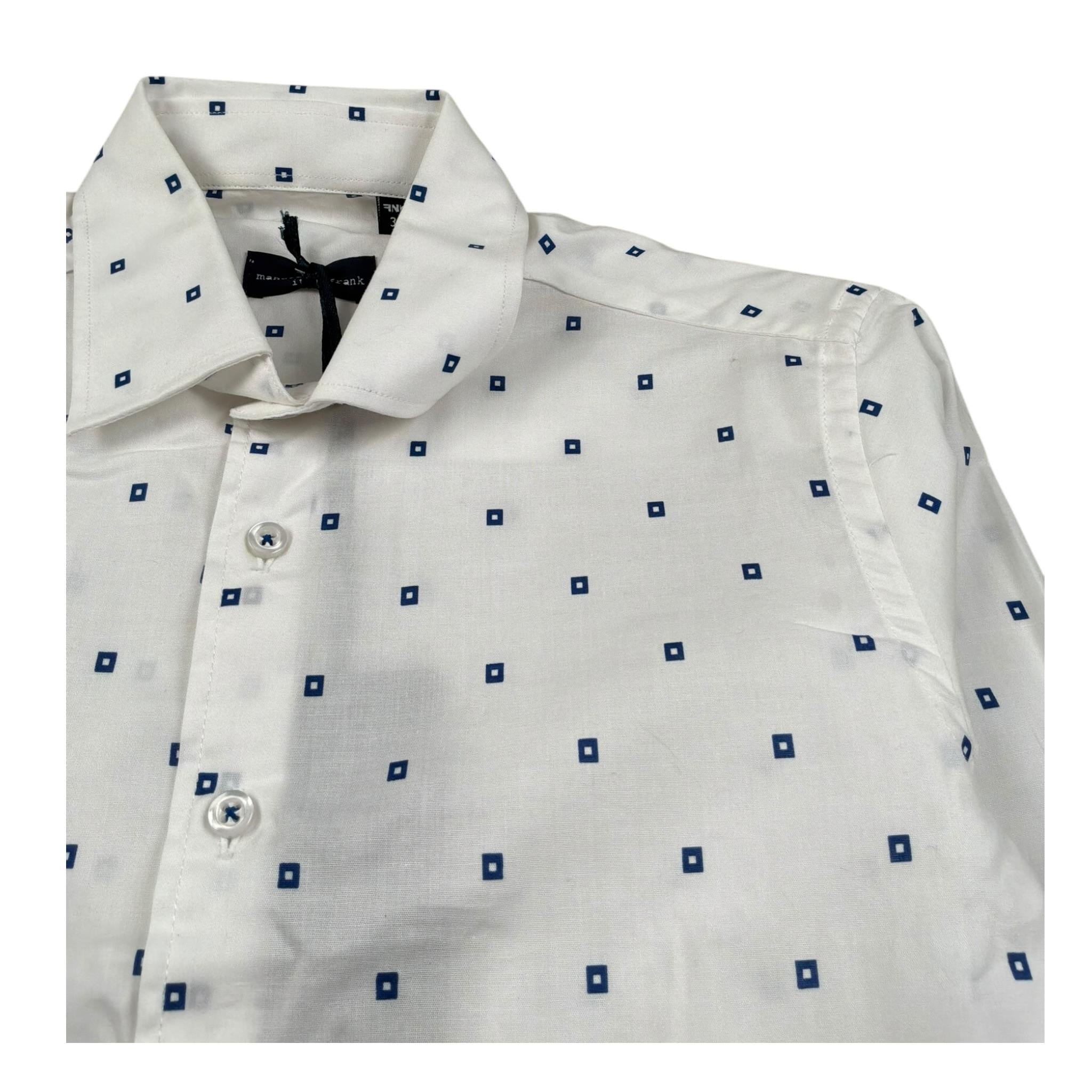 Manuel & Frank Camicia Manica Lunga Tinta Unita per Bambino MF3376R BIANCO MANUEL & FRANK 