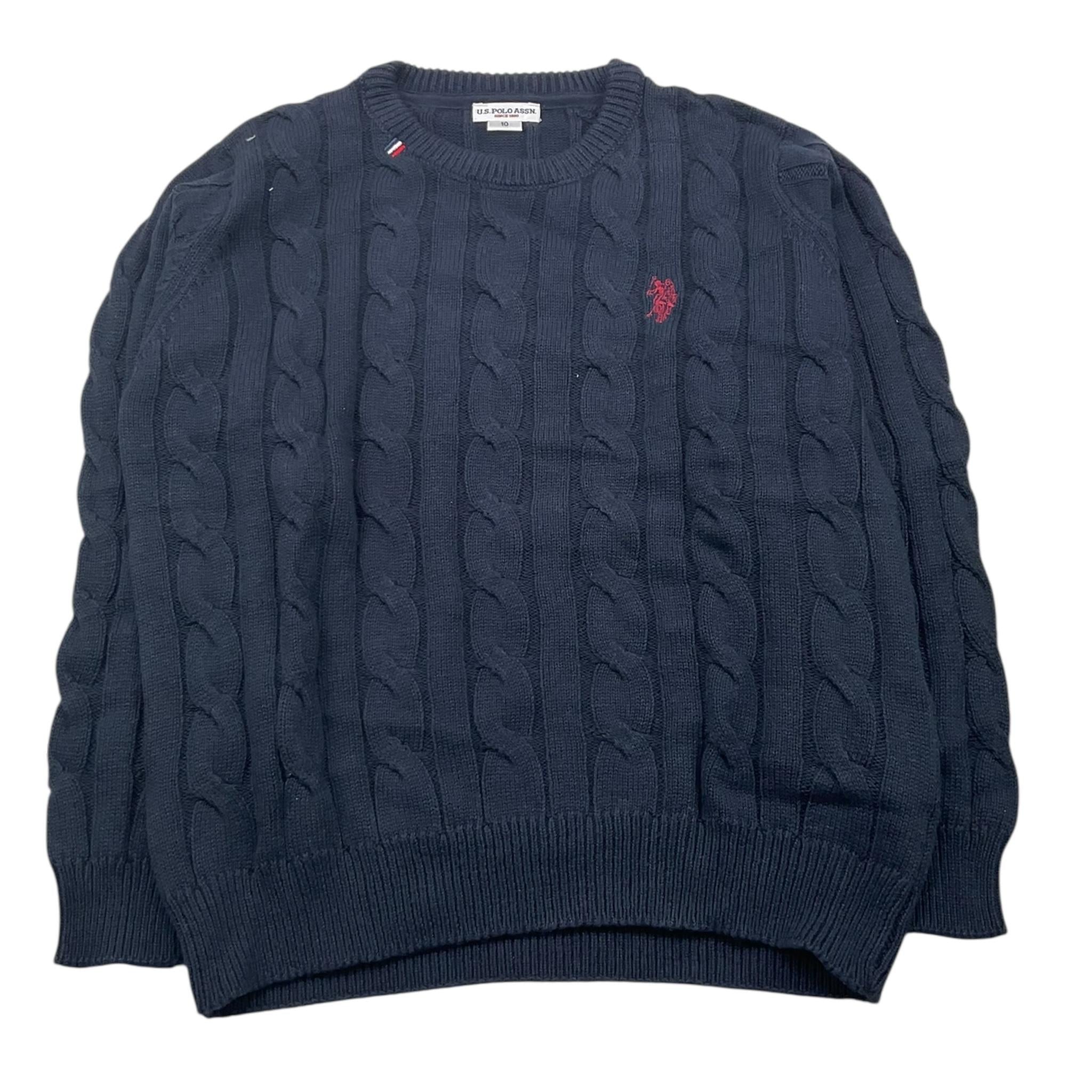 U.S. POLO ASSN maglia girocollo tinta unita Blu per Bambino US40573004 BLU U.S. POLO ASSN 