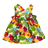 Agatha Ruiz Multicolor Fantasy Print Sleeveless Dress For Baby Girl
