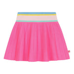 BillIEBLUSH gonna tinta unita con elastico in vita in contrasto Rosa per Bambina U20421X ROSA BillIEBLUSH 