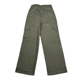 Vicolo Pantalone Tinta Unita Modello Palazzo  per Bambina 3141P1184 VERDE VICOLO 
