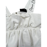 Marc Ellis Top Tinta Unita con Balze per Bambina JMJTP16483 BIANCO MARC ELLIS 
