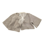 MARLU' coprispalle tinta unita con fiocco traforato Sabbia per Neonata DP103SET SABBIA MARLU' 