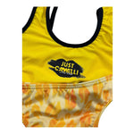 Just Cavalli Costume 2 Pezzi Fascia-Mutanda Tinta Unita per Bambina JGP26166CO GIALLO JUST CAVALLI 