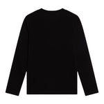 MOSCHINO shirt girocollo tinta unita cn stampa in contrasto Nero per Bambino MMO00RXJ NERO MOSCHINO 