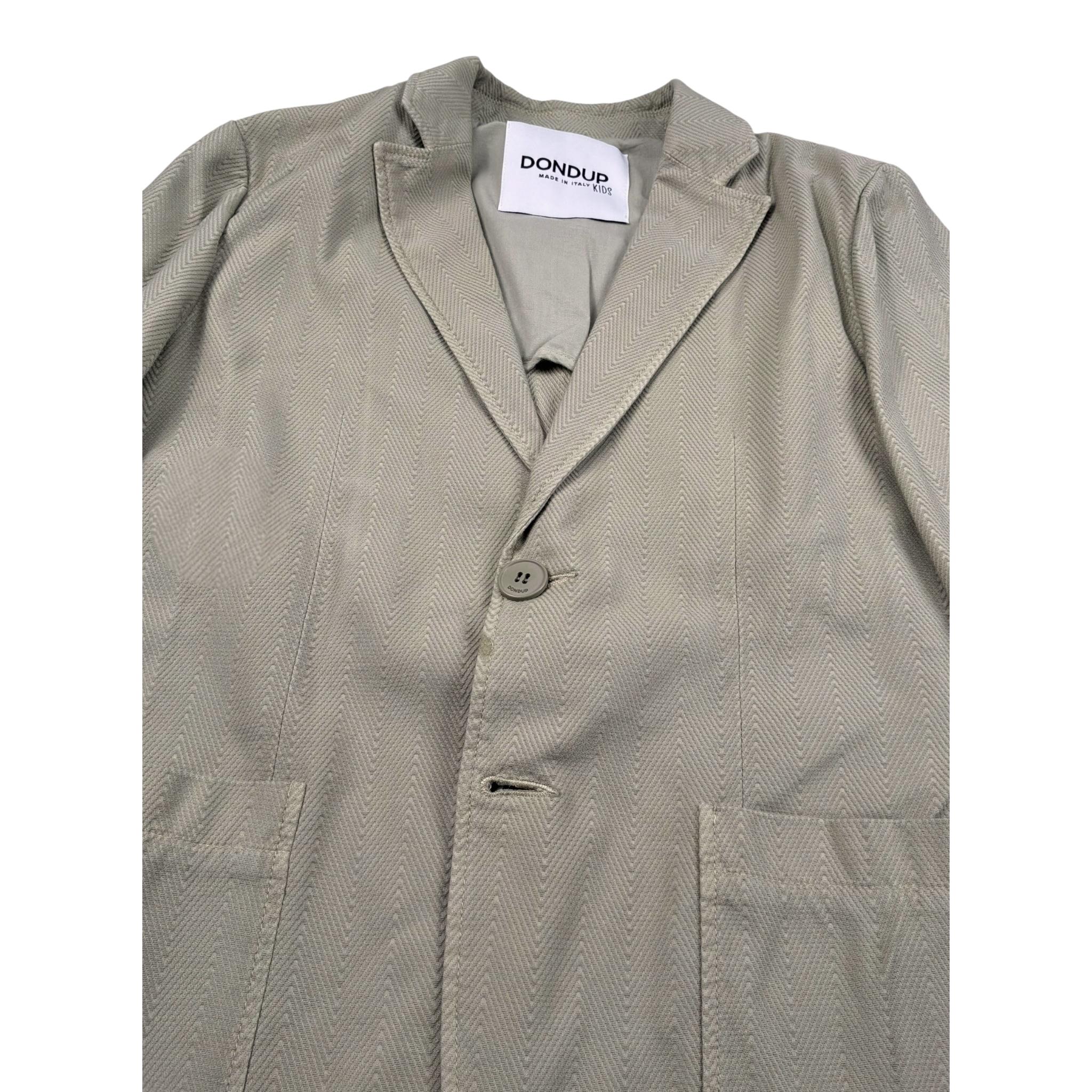 Dondup Giacca Tinta Unita per Bambino DMGC015 VERDE DONDUP 