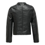 ONLY giubbino modello chiodo in ecopelle tinta unita Nero per Bambina 15198152 NERO ONLY 