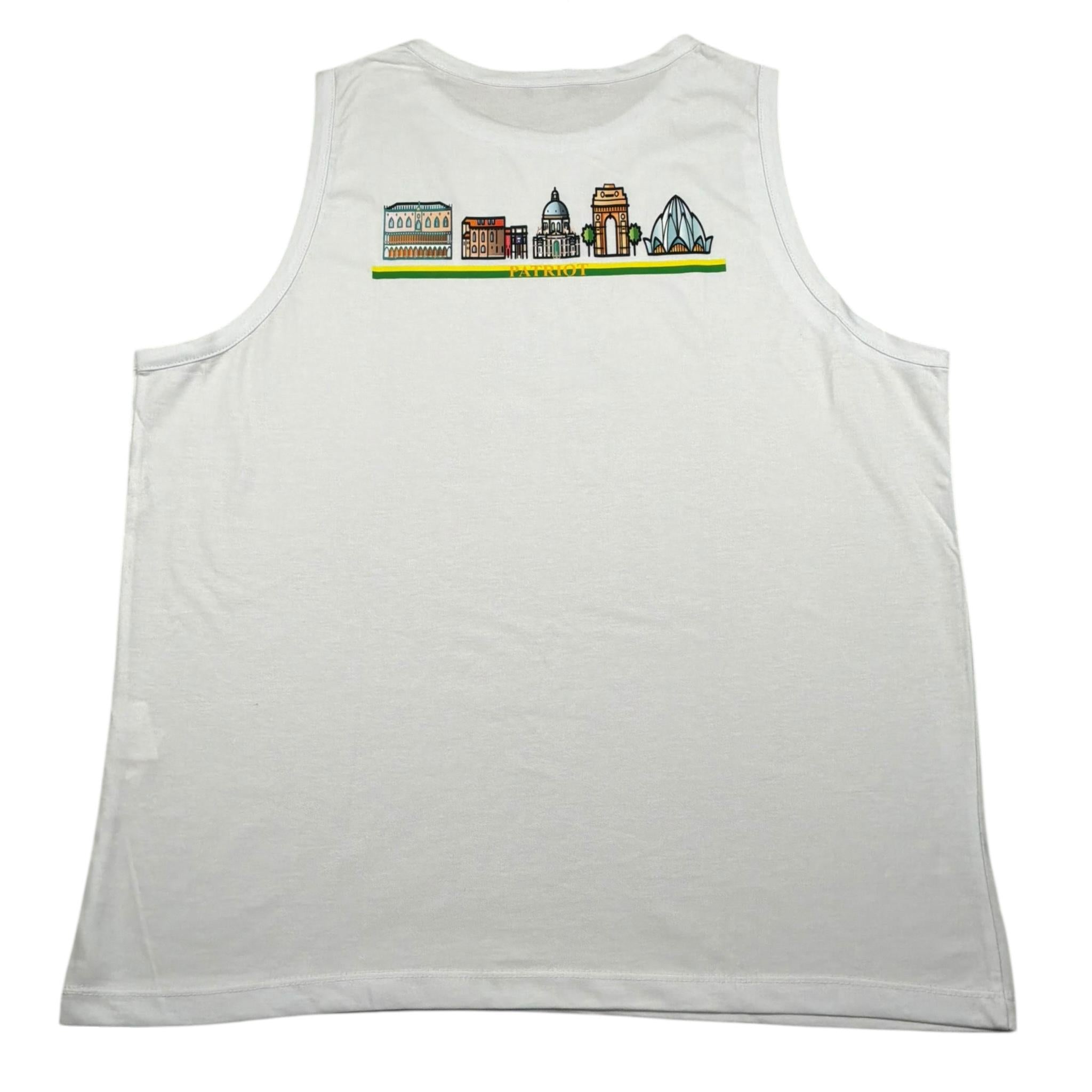 Patriot Canotta Girocollo Tinta Unita per Bambino 00100 BIANCO PATRIOT 