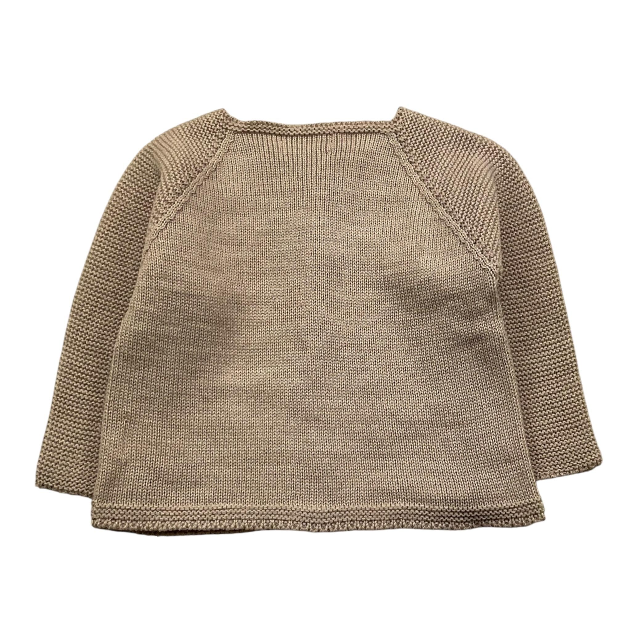 MAC ILUSIO'N cardigan tinta unita Fango per Neonato 494811 FANGO MAC ILUSIO'N 