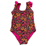 4Giveness One Piece Swimsuit Floral Print Multicolor For Girls