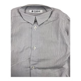Dondup Solid Color Shirt Long Sleeve Striped Pattern White For Boys