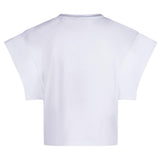 Fun &amp; Fun Plain Print T-Shirt White For Girls