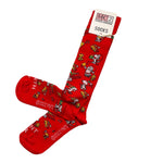 SAINT BARTH calzini tinta unita stampa snoopie Rosso per Bambino XMASSNOOPIE ROSSO SAINT BARTH 