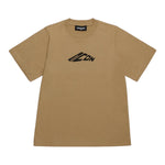 Dsquared2 T-Shirt Girocollo Tinta Unita con Stampa per Bambino DQ2941 BEIGE DSQUARED2 