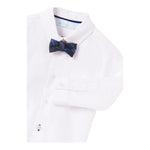 ABEL & LULA completo 3pz papillons-camicia-bermuda bicolore Bianco per Neonato 5756N BIANCO ABEL & LULA 