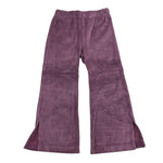 LA STUPENDERIA pantalone tinta unita modello zampa in velluto Viola per Neonata TJPN42XN VIOLA LA STUPENDERIA 