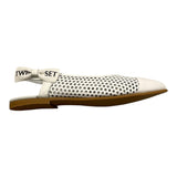 Twinset Ballerina Tinta Unita con Trafori per Bambina 221GCJ04G BIANCO TWINSET 