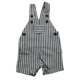 Tartine Et Chocolat Blue Striped Overalls For Newborns