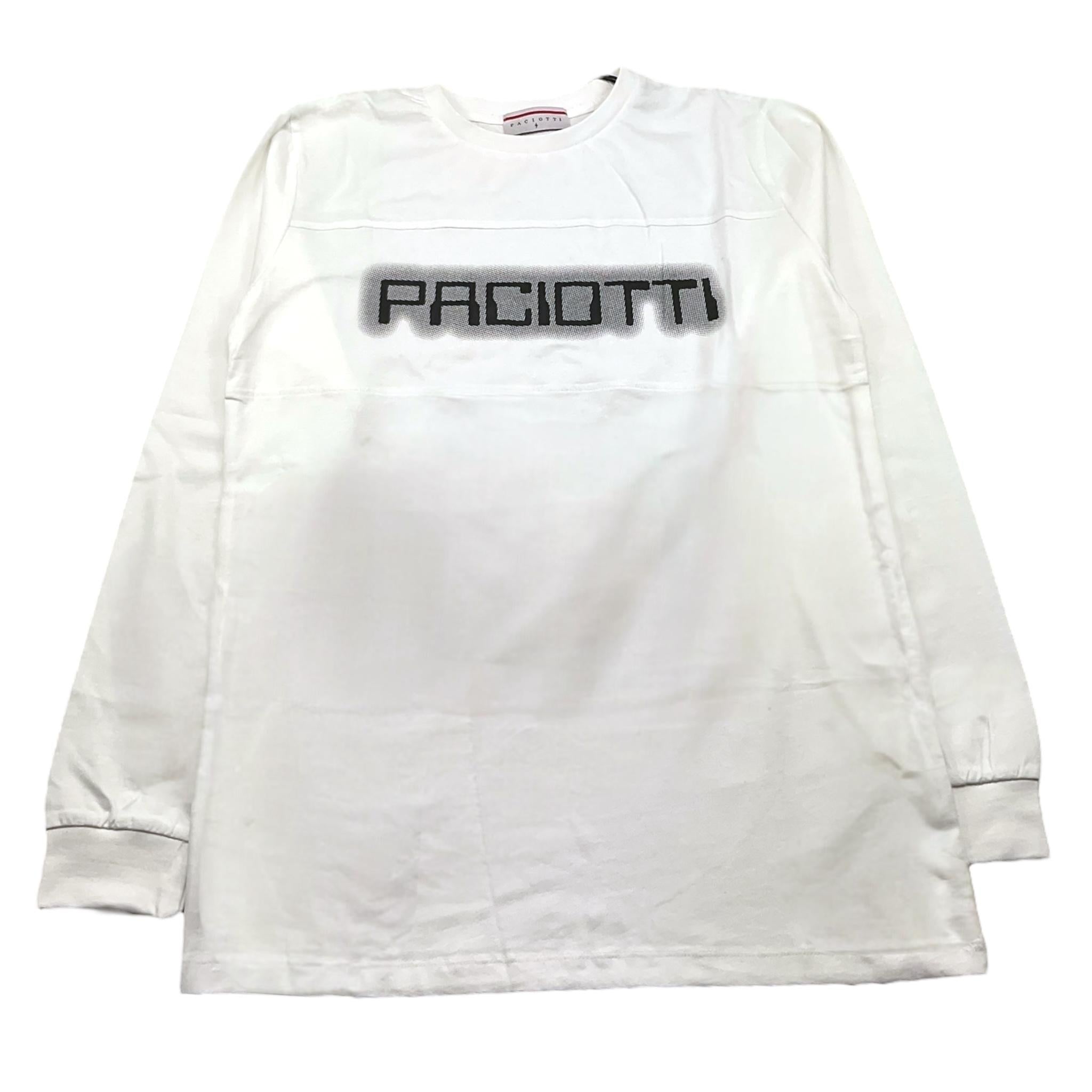 CESARE PACIOTTI shirt girocollo tinta unita con logo Bianco per Bambino TSP5301J BIANCO CESARE PACIOTTI 