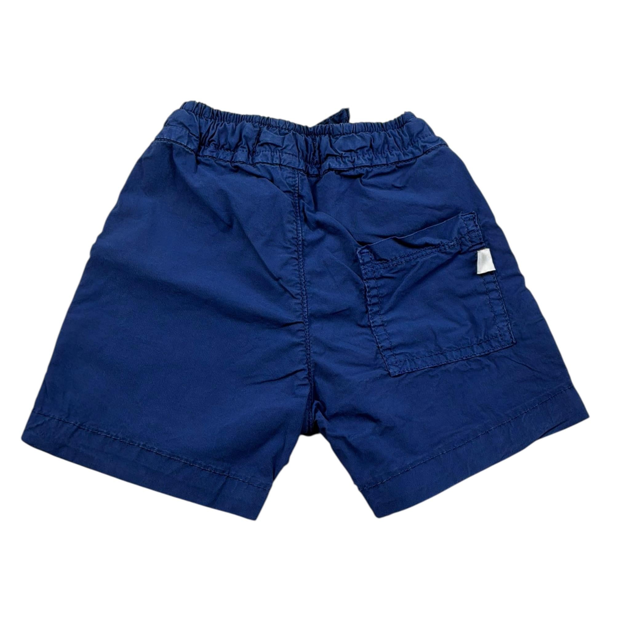 Manuel Ritz Bermuda Tinta Unita con Elastico In Vita per Neonato MR2557 BLU MANUEL RITZ 